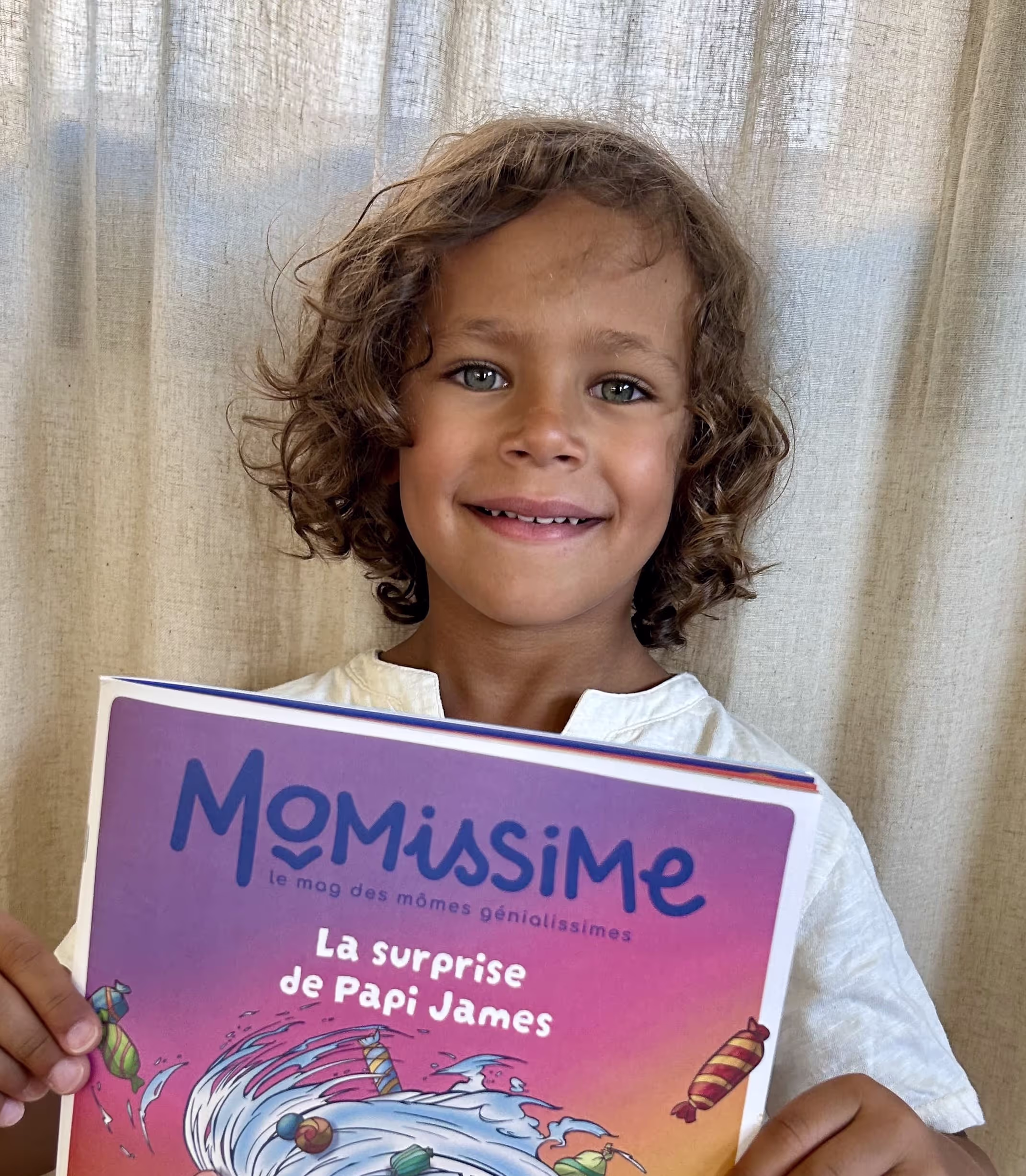 Loé 5 ans, fait partie de la tribu Mômissime